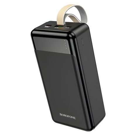 Power bank Hoco J118 10000mAh з кабелем 2в1 Type-C/ Lightning black