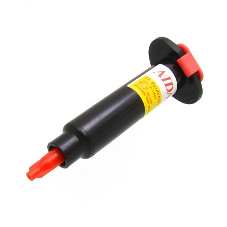 Клей LOCA Aida TP-1000N (5 гр) для склеювання дисплеїв і тачскрінів під ультрафіолетом у чорному шприці