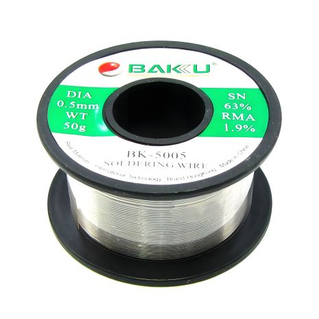 Припій Baku BK-5005 (0.5 мм, 63% Sn, 35.1% Pb, rma 1.9%)
