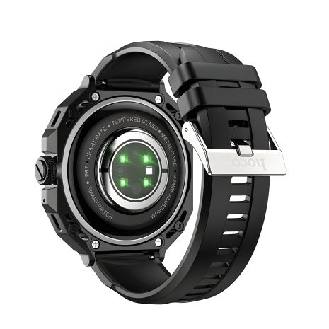 Смарт-годинник Hoco Y14 1.32 дюйма, 200mAh, BT5.0, IP67 Чорний