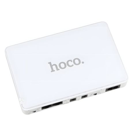 Hoco DB25 UPS ДБЖ (8800mAh/18W/1USB/1*9-12V/1*5V/POE 15/24V) для роутера Білий