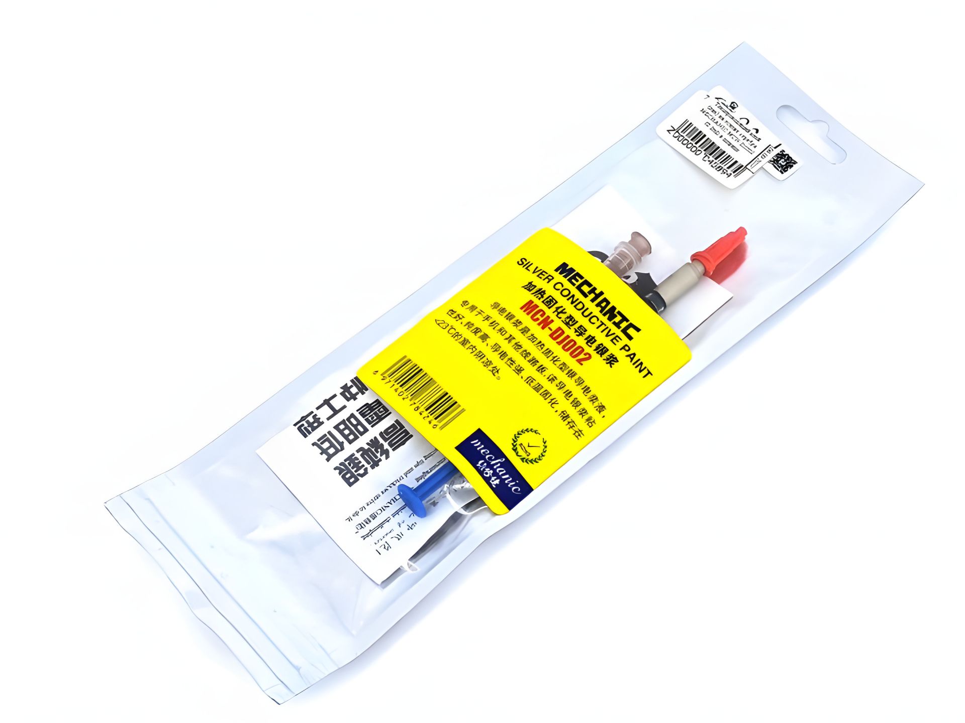 Срібний струмопровідний лак Mechanic MCN-DJ002 (1.0ml) у шприці Срібний струмопровідний лак Mechanic MCN-DJ002 (1.0ml) у шприці