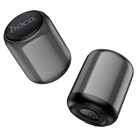 Бездротова колонка Hoco BS56 Colorful BT5.2 wired 2-in-1 computer speaker, зі світломузикою, USB, 3.5mm, 10W, 1.36m, чорна