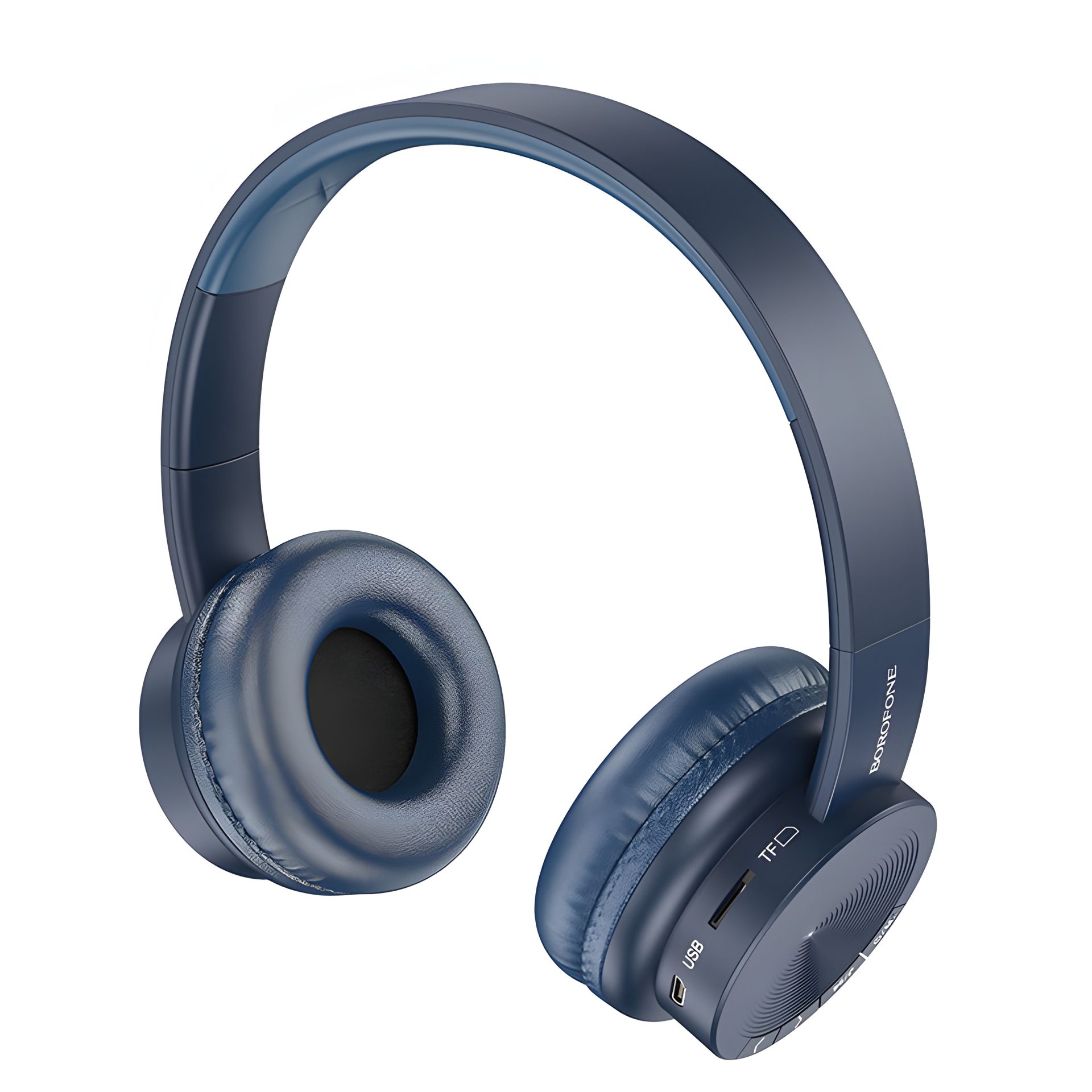 Синяя блютуз-стерео гарнитура Borofone BO11 Maily Синяя блютуз-стерео гарнитура Borofone BO11 Maily