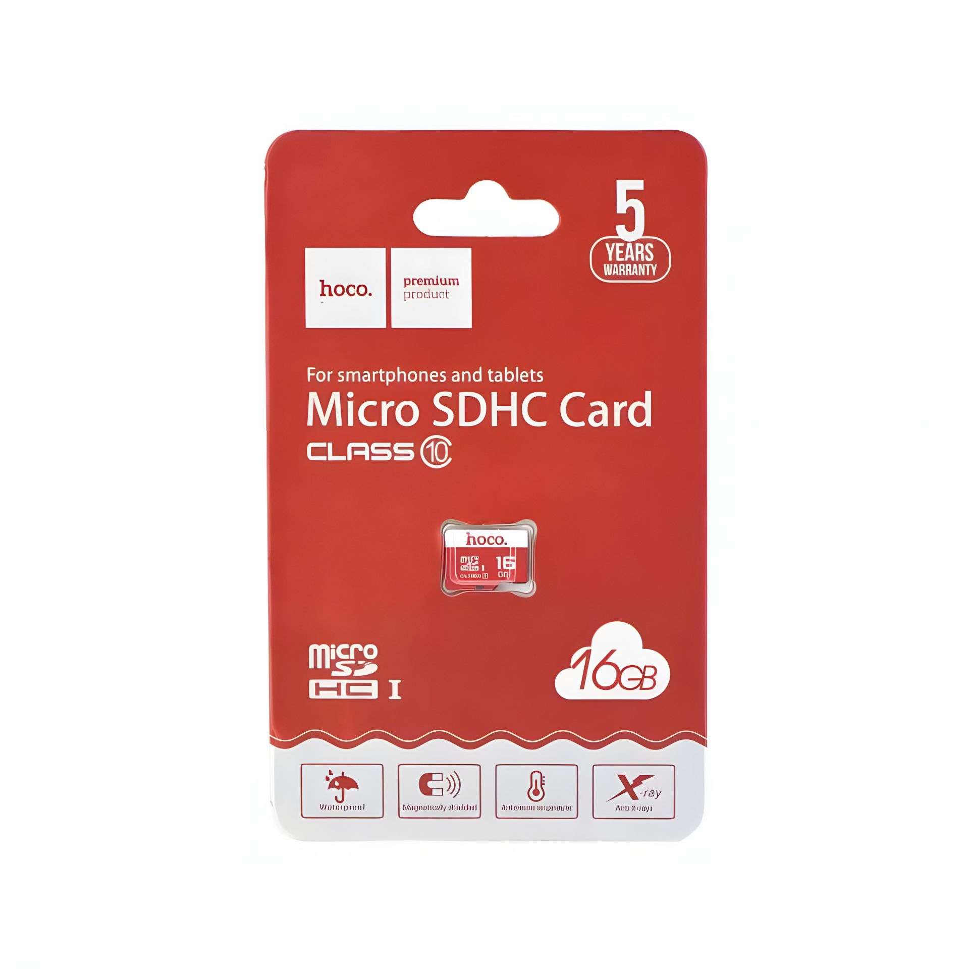 MicroSDHC 16gb Class 10 карта памяти Hoco, Красный MicroSDHC 16gb Class 10 карта памяти Hoco, Красный