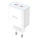 ЗУ сетевое Hoco C108A 2xType-C PD 35W белое