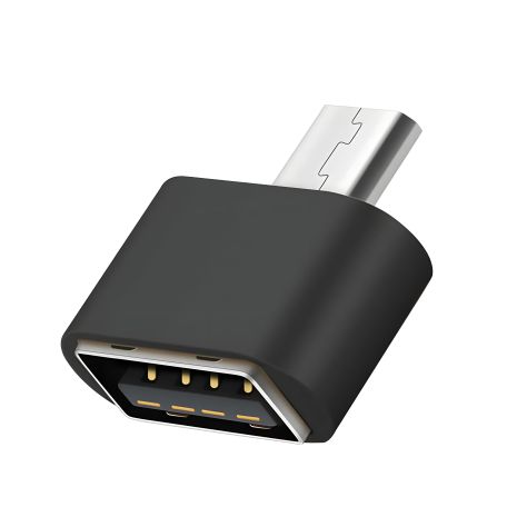 RS060/ YHL-T3 OTG переходник MicroUSB to USB, черный, передача файлов