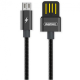 Кабель Remax RC-080m в металлической оплетке USB to MicroUSB 1m черный Кабель Remax RC-080m в металлической оплетке USB to MicroUSB 1m черный