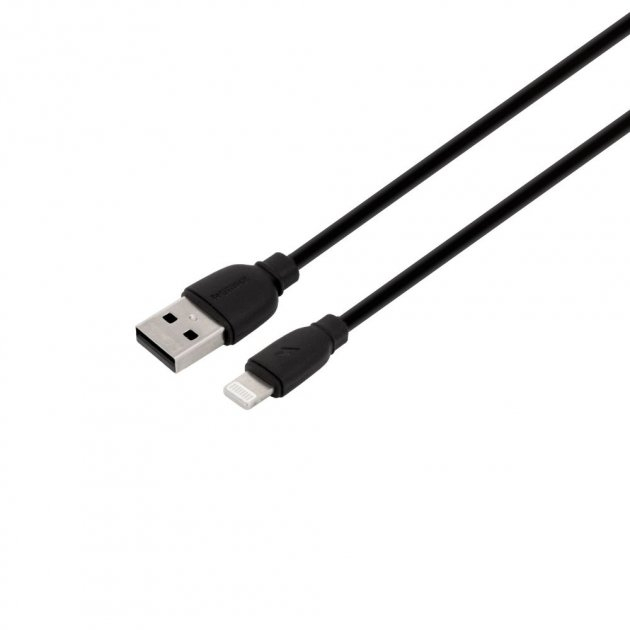 Кабель Remax RC-138i USB to Lightning 1m чорний Кабель Remax RC-138i USB to Lightning 1m чорний