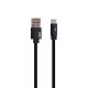 Черный кабель 2м Remax RC-094m USB to MicroUSB