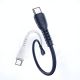 0.3м синий кабель Remax RC-C022 Type-C to Lightning PD 0.3м синий кабель Remax RC-C022 Type-C to Lightning PD