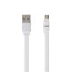 Белый USB к MicroUSB кабель Remax RC-029m 1m