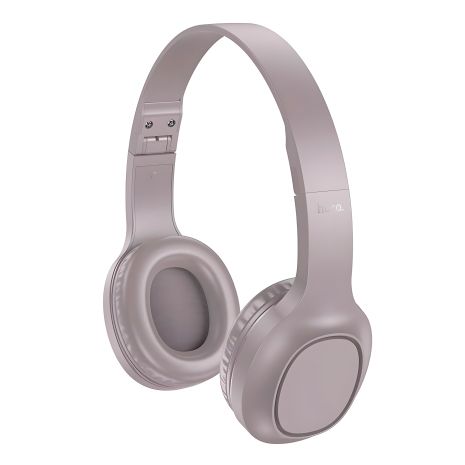 Коричневые Беспроводные Полноразмерные Наушники Hoco W46 |BT5.3/AUX, 20h, Type-C|