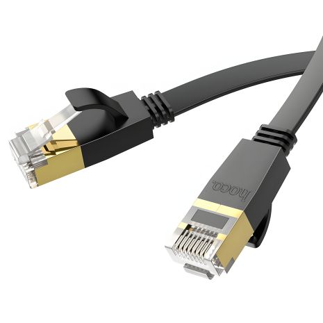 Ethernet кабель Hoco US07 RJ-45 CAT6, 1Gigabit, 3m, черный