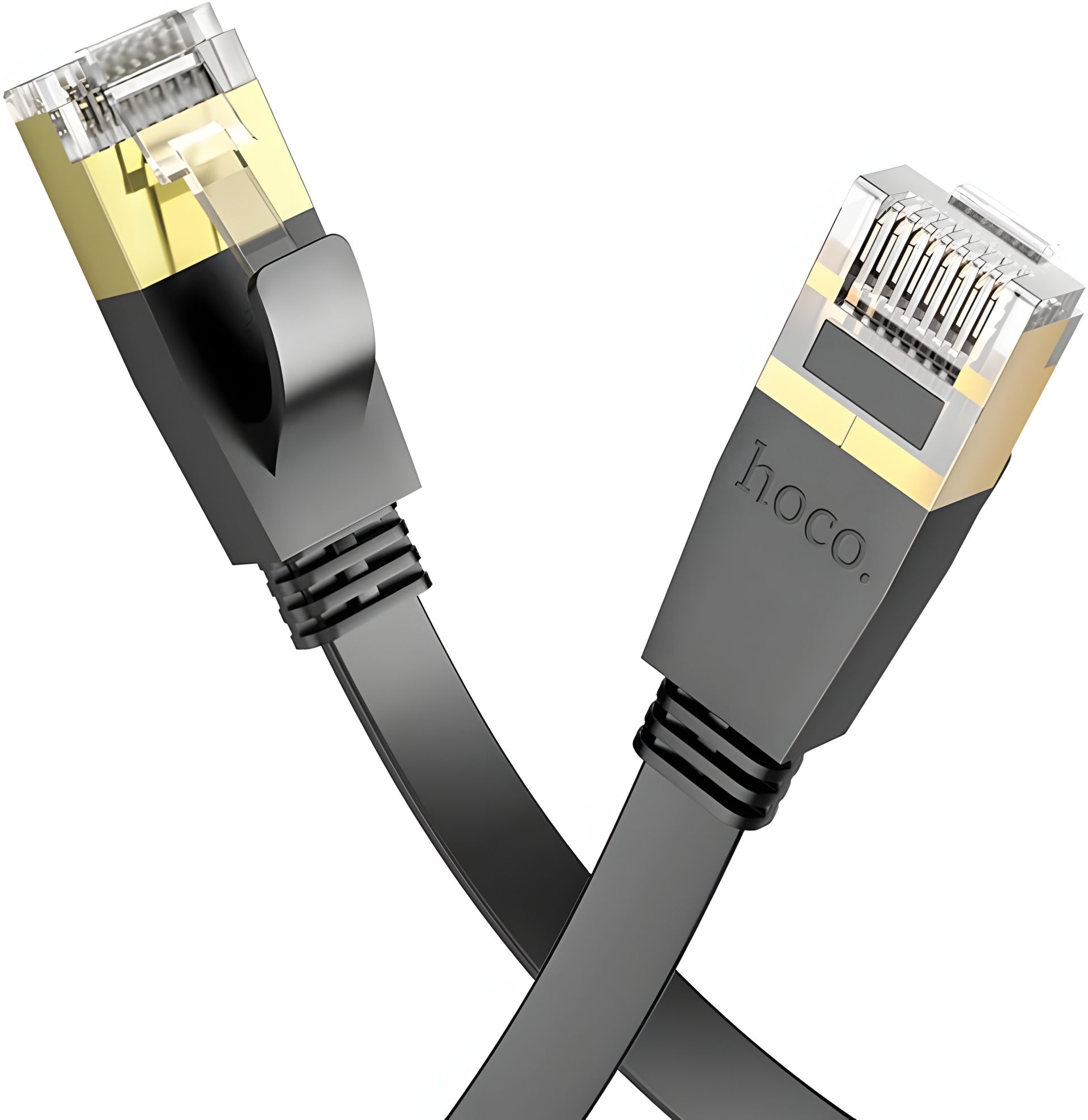 Мережевий кабель Ethernet Hoco US07 RJ-45 CAT6 1Gigabit 5m Чорний Мережевий кабель Ethernet Hoco US07 RJ-45 CAT6 1Gigabit 5m Чорний