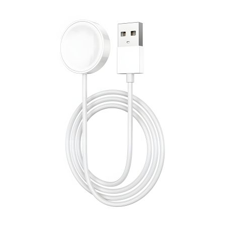 Кабель USB для Borofone BD4 смарт годинника білий
