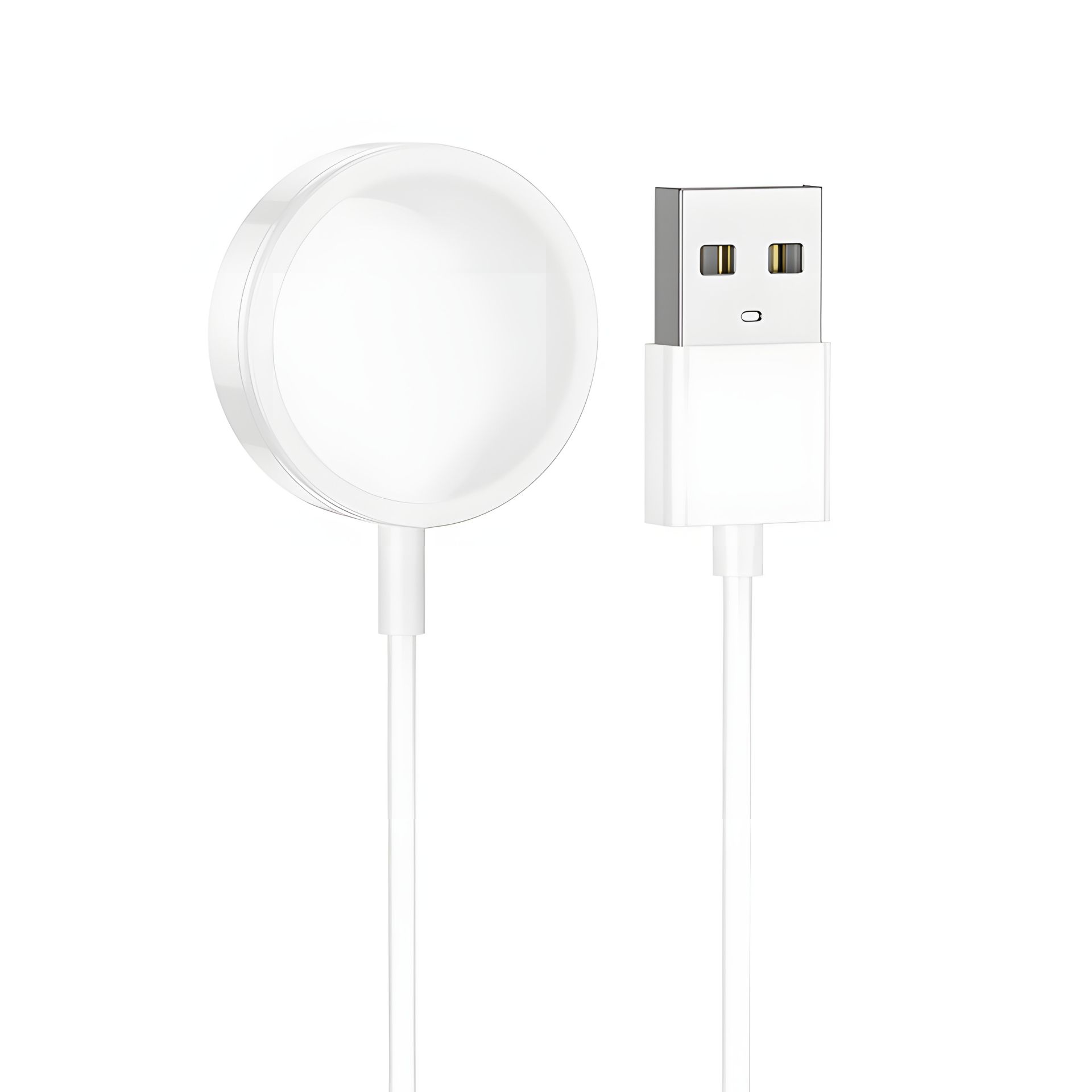 Магнитный белый USB кабель для умных часов Hoco Y9 Магнитный белый USB кабель для умных часов Hoco Y9