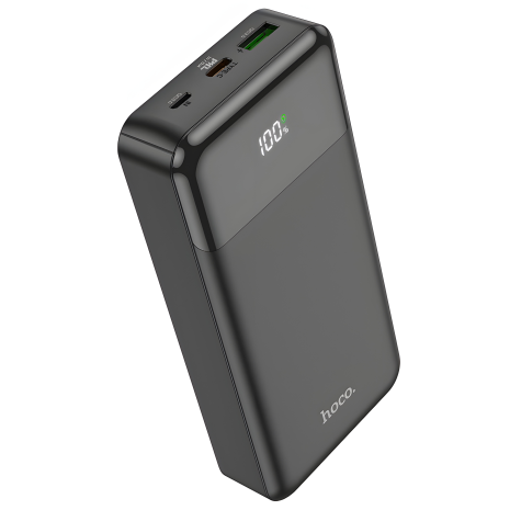 Силовий банк Hoco J102A 20000 mAh (Micro-USB/Type-C 18W, 1Type-C PD 20W/1USB QC3.0 18W) Black