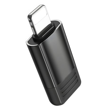 Переходник адаптер Borofone BV18 Lightning к USB 2.0 черный