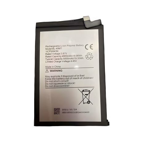 Battery Tecno BL-49MT, Camon 19 CI8, Camon 19 5G CI7n, 5000 mAh [Original PRC] 12 міс. гарантії