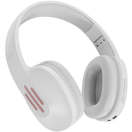 Bluetooth гарнітура XO BE39 накладні, BT5.0, AUX, 200mAh, 20h, Білий