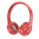 Червоний Bluetooth Стерео Гарнітура Hoco W41 |BT5.3, AUX/TF, 7h|