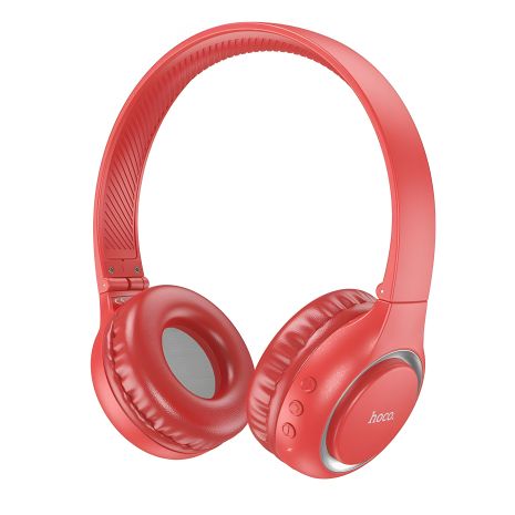 Bluetooth Стерео Гарнитура Hoco W41 |BT5.3, AUX/TF, 7h| Красный