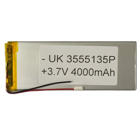 Универсальный аккумулятор 3555135P 130 x 52 x 3 мм 4000 mAh 3.7V Универсальный аккумулятор 3555135P 130 x 52 x 3 мм 4000 mAh 3.7V