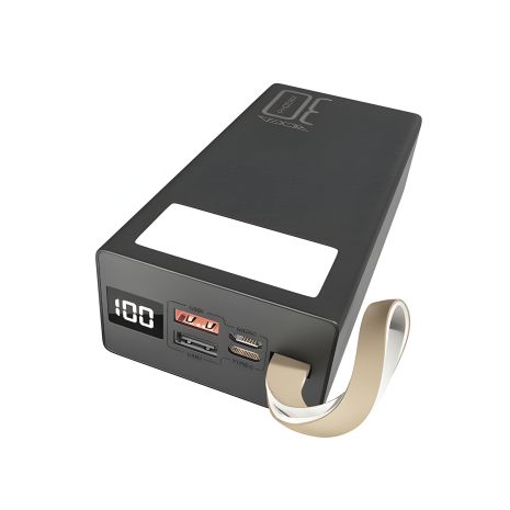 Power Bank Ridea RP-D30L Phoenix30 10W 30000 mAh Чорний digital display + lamp