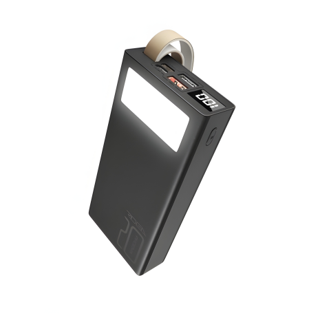 Ridea Power Bank RP-D20L Phoenix20 10W (lamp + digital display) 20000 mAh чорний