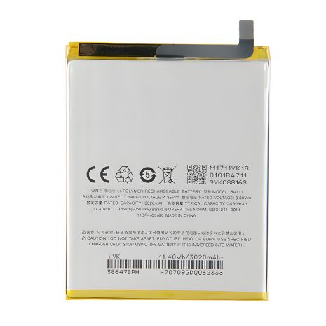 Акумулятор BA711 Meizu M6 [Original] 12 місяців гарантії