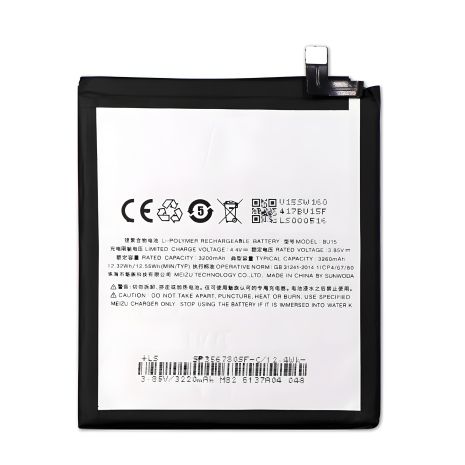 Оригінальний акумулятор BU15 для Meizu U20, 12 міс. гарантії Оригінальний акумулятор BU15 для Meizu U20, 12 міс. гарантії
