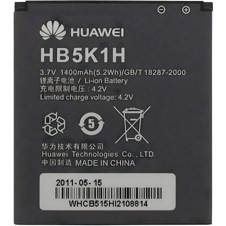 Батарея для Huawei U8650 Sonic - HB5K1, HB5K1H [Оригинал] 12 месяцев гарантии