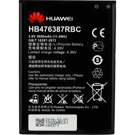 Батарея для Huawei Honor 3X - HB476387RBC [Оригинал] 12 месяцев гарантии