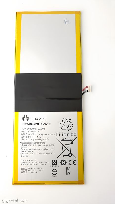 Акумулятор Huawei MediaPad 10 Link Plus/HB3484V3EAW-12 [Original] 12 міс. гарантії