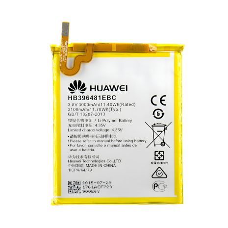 Акумулятор для Honor 5A (LYO-L21, CAM-AL00, CAM-TL00H, CAM-TL00, CAM-UL00) Huawei HB396481EBC 3100 mAh [Original] з гарантією 12 міс.