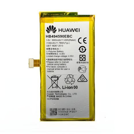 Запасний акумулятор Huawei Honor 7 (PLK-L01), HB494590EBC [Original PRC] 12 міс. гарантії