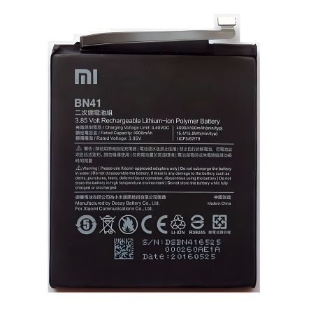 Аккумулятор Xiaomi BN41 для Redmi Note 4 (China Version, MediaTek, MTK) 4100 mAh [Оригинальный] 12 месяцев гарантии