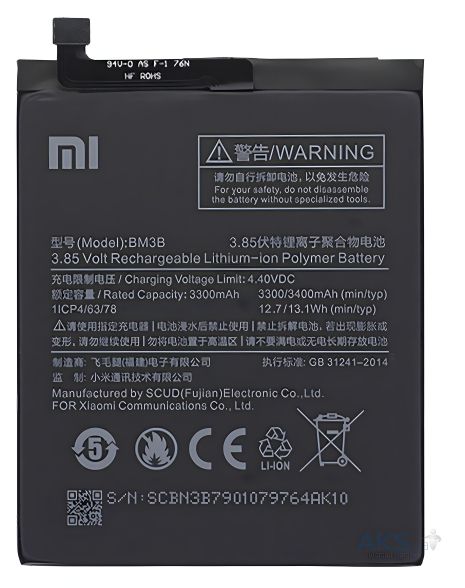 BM3B Battery for Xiaomi Mi Mix 2 [Original PRC] 12 мес. гарантии