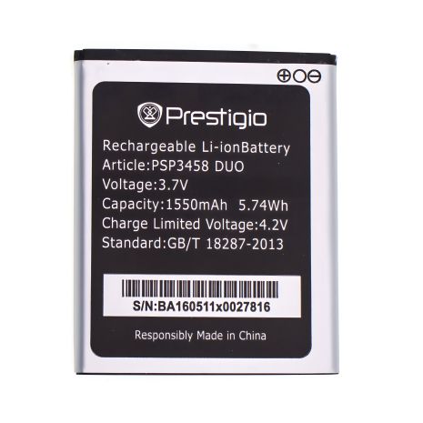 Акумулятор Prestigio Wize O3/PSP3458/PSP3459/PSP3468 [Original PRC] з 12 міс. гарантії