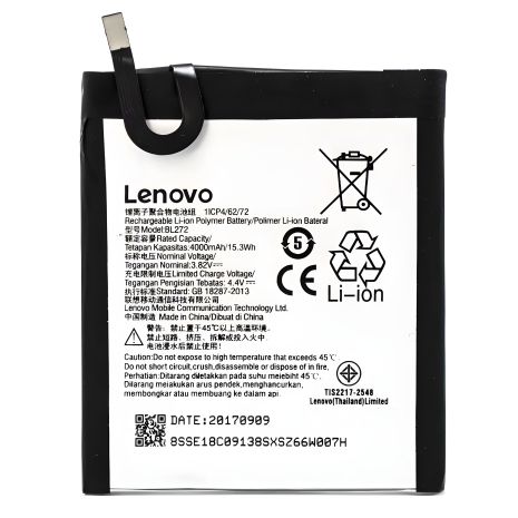 Оригінальний акумулятор Lenovo BL272/K6 Power - 12 міс. гарантії