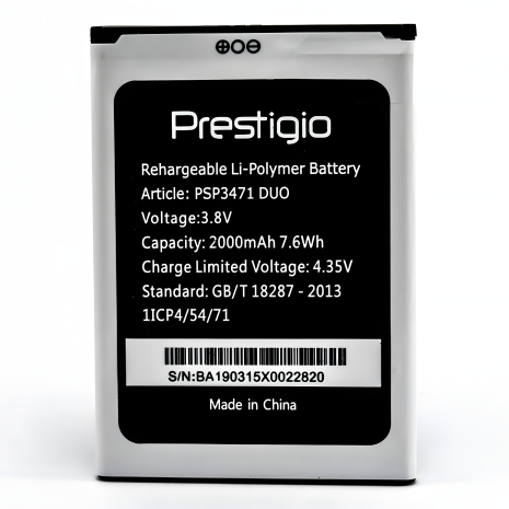 Акумулятор PSP3512 Muze B3 Prestigio [Original PRC] 12 міс. гарантії 3512