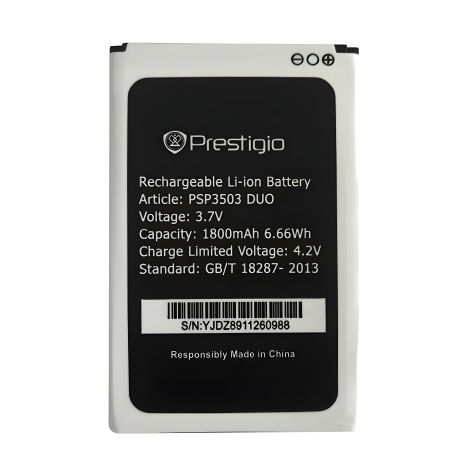 Акум. Prestigio Wize D3, E3, Wize K3, Wize C3 / 3505 / 3509 / 3519 / 3503 [Original PRC] 12 міс. гарантії