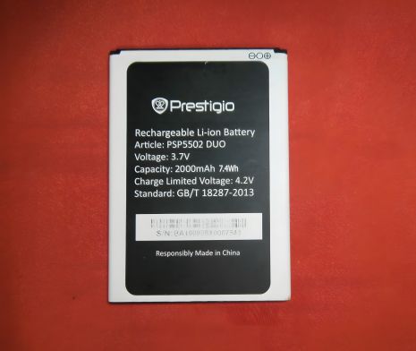 Батарея для смартфонов Prestigio Muze A5, Wize N3, NX3, NK3 / 3506/ 3507/ 3517/ 3527/ 5502 [PRC Original], гарантия 12 месяцев