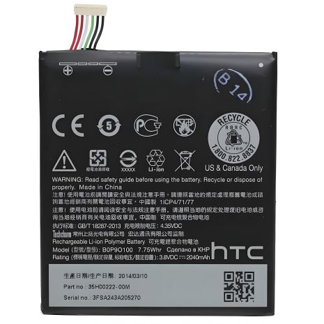HTC B0P90100 / BOP90100 / B0P9O100 / 35H00222 / US455561H2 (Desire 610, D610, D610T) 2040 mAh Аккумулятор [Original] 12 мес. гарантии