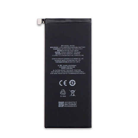 Аккумулятор для Meizu BA793 (Pro 7 Plus) 3440 mAh [Original PRC] 12 мес. гарантии