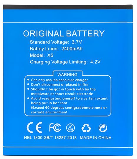 Doogee X5/X5 Pro, BQS 5006, BQS 6000 Акумулятор 2400 mAh [Original PRC] 12 міс. гарантії