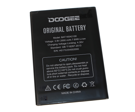 Doogee X9 Mini / BAT16542100 Аккумулятор [Оригинал PRC] 12 мес. гарантии