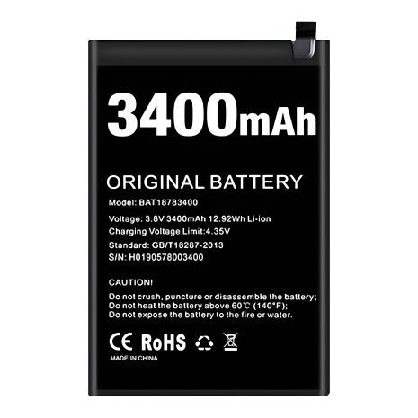Doogee Y8 Аккумулятор (BAT18783400) [Оригинал PRC] 12 месяцев гарантии