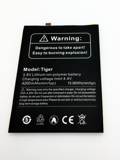 Акумуляторна батарея Ulefone Tiger (3500mAh) [Original PRC] 12 міс. гарантії
